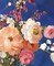 Midnight Garden Flowers I Poster Print by Allison Pearce # PS326A
